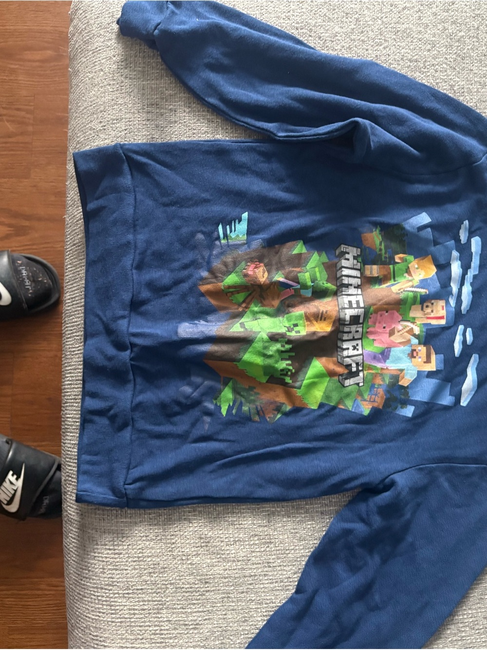MineCraft Long Sleeve Shirt Size Kid's Small Blue